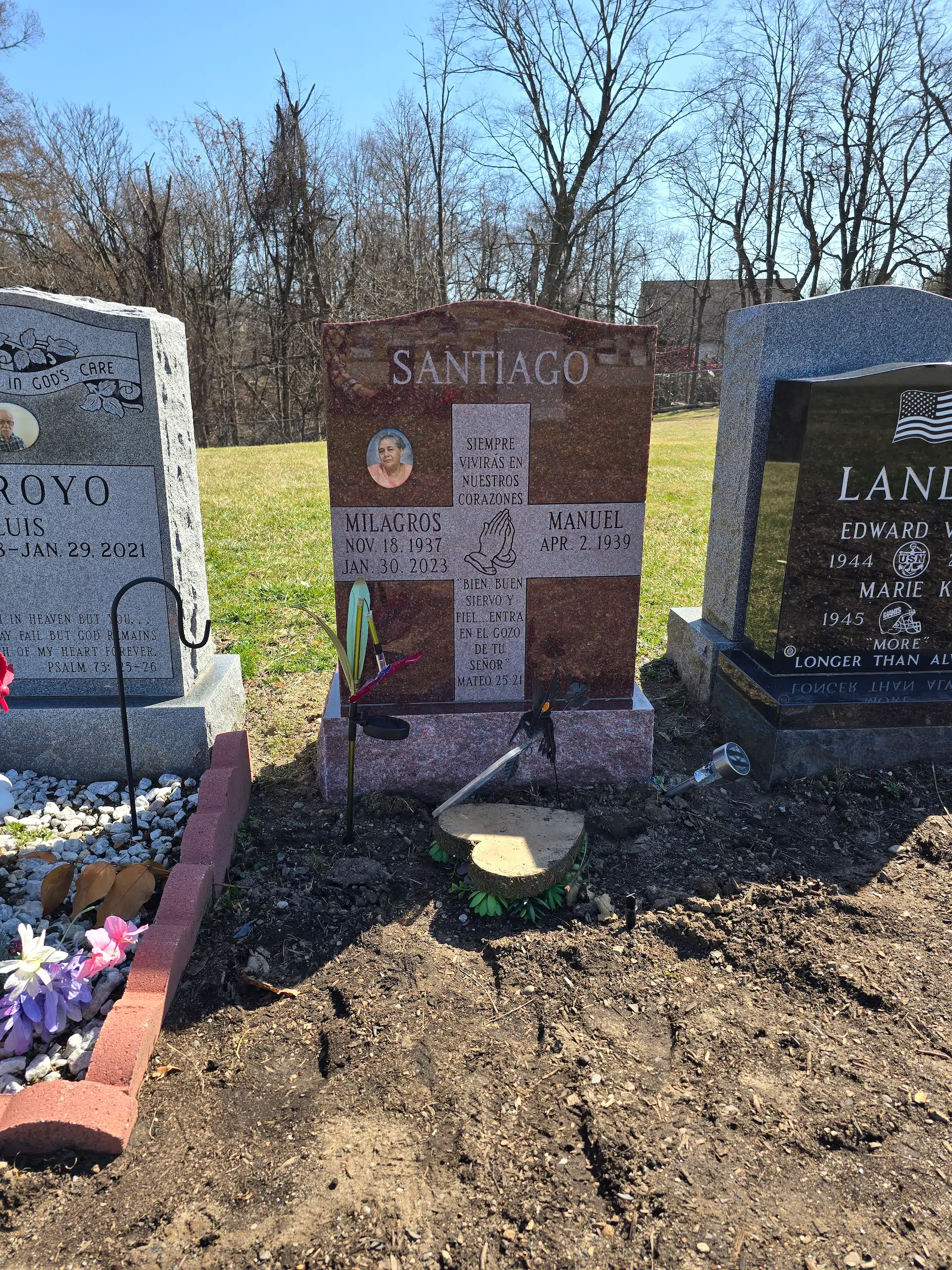 Granite Custom Headstone hand-carved by NJ Headstone Shop in NJ — image 4