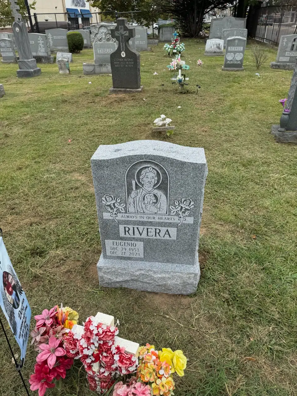 Granite Custom Headstone hand-carved by NJ Headstone Shop in NJ — image 5