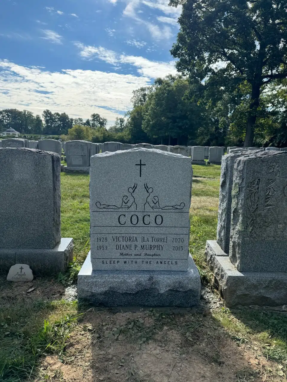 Granite Custom Headstone hand-carved by NJ Headstone Shop in NJ — image 7