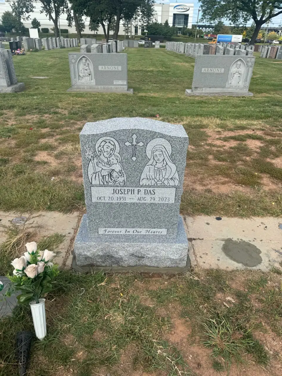 Granite Custom Headstone hand-carved by NJ Headstone Shop in NJ — image 8