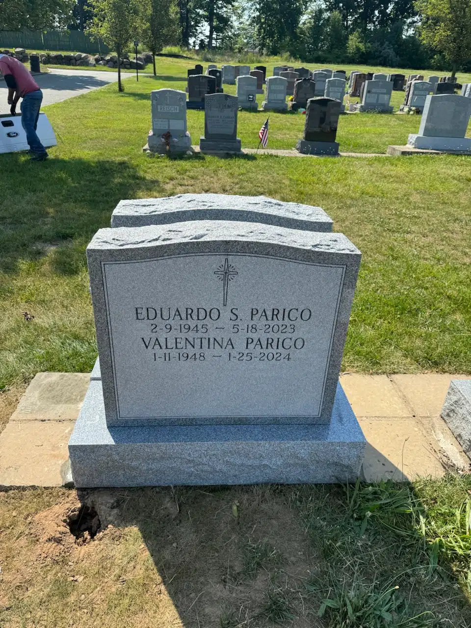 Granite Custom Headstone hand-carved by NJ Headstone Shop in NJ — image 3